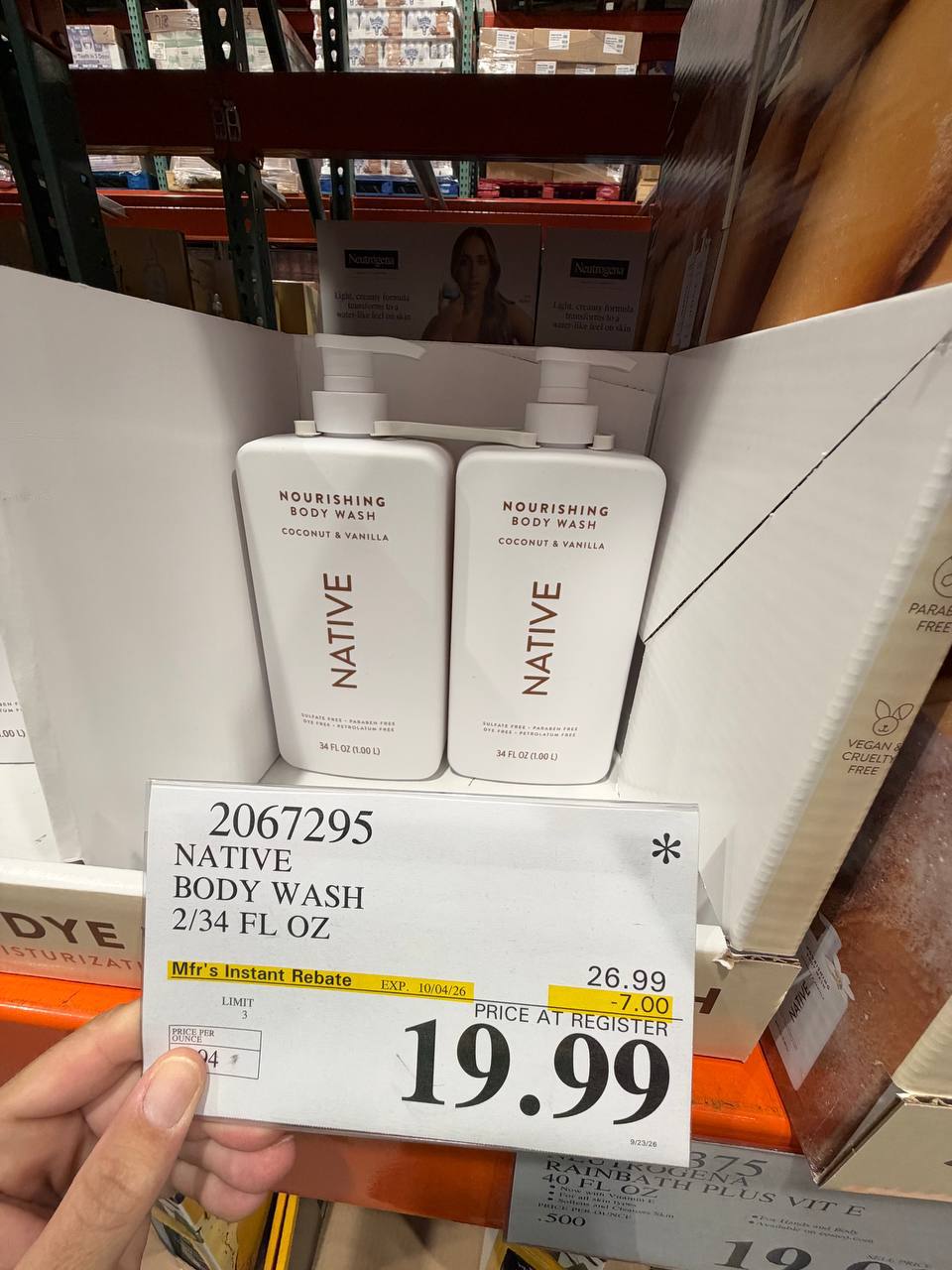 Costco - Native Body Wash