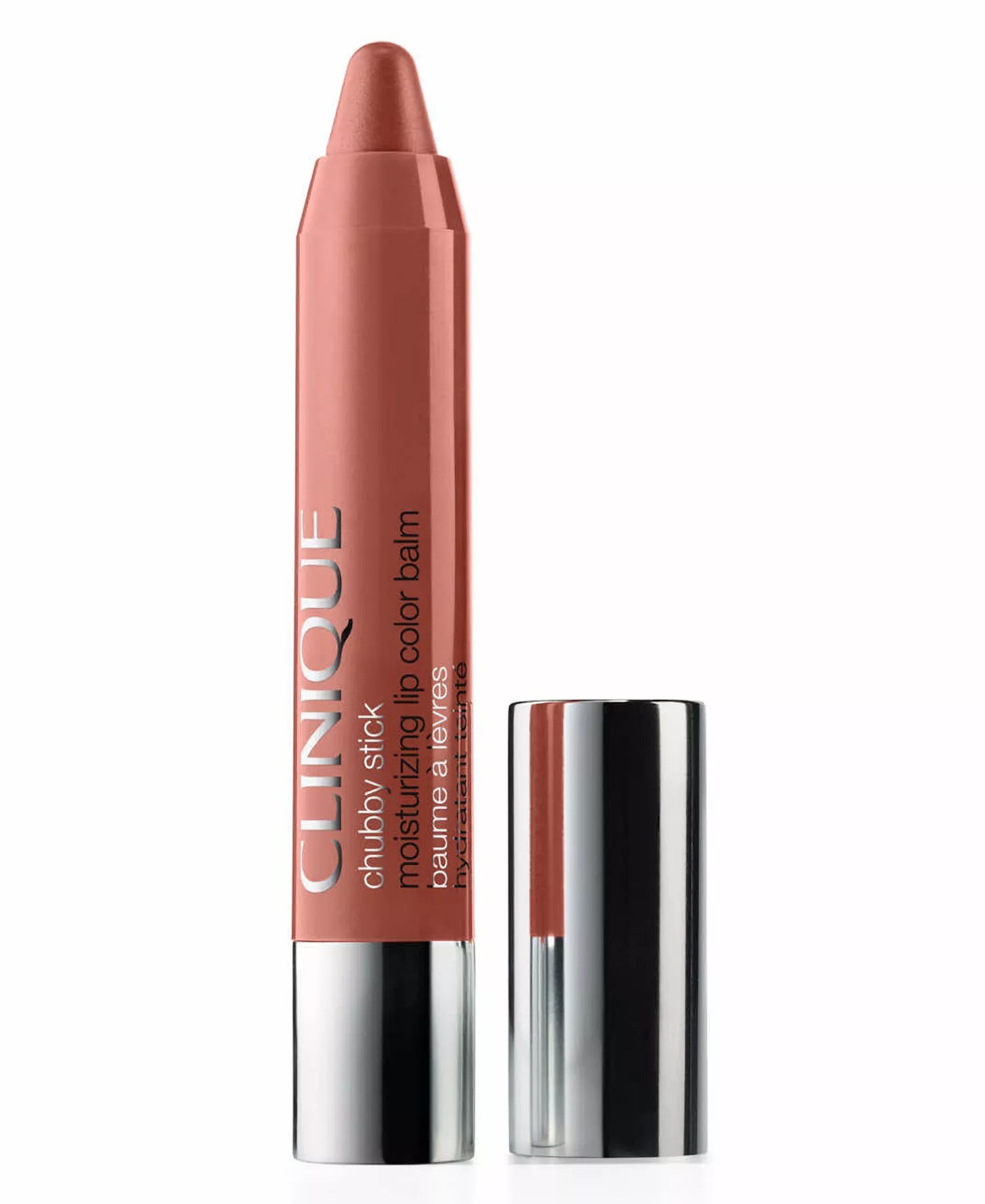 Macy's - Clinique Chubby Stick Moisturizing Lip Color Tinted Lip Balm: color Plushest Pink