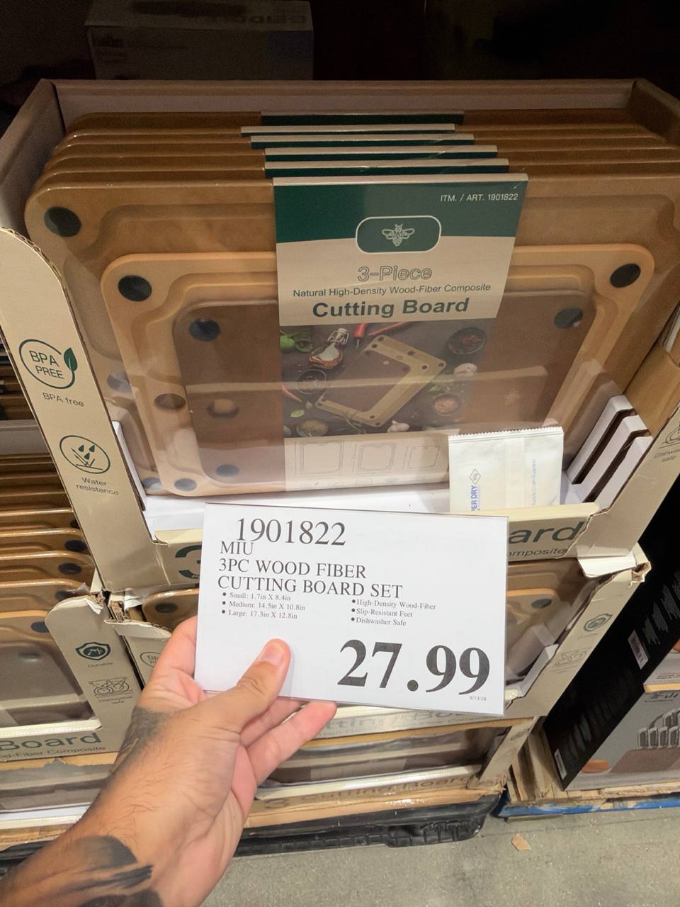 Costco- Wood Fiber Cutting Board Set
