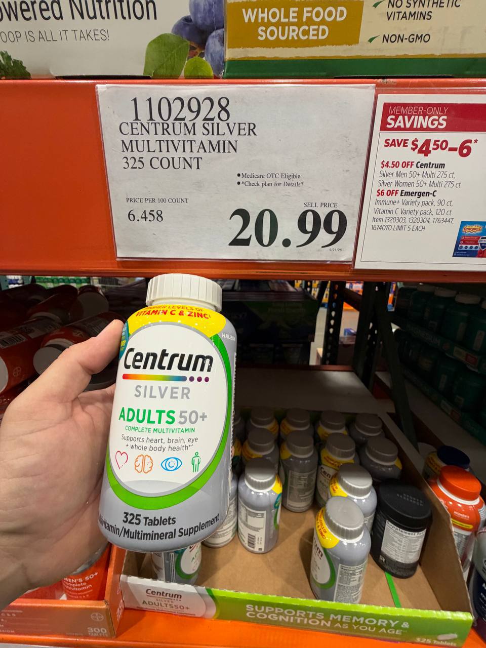Costco - Centrum Silver Adults 50+