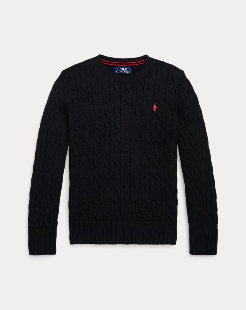 PRL Boy -Cable-Knit Cotton Sweater
