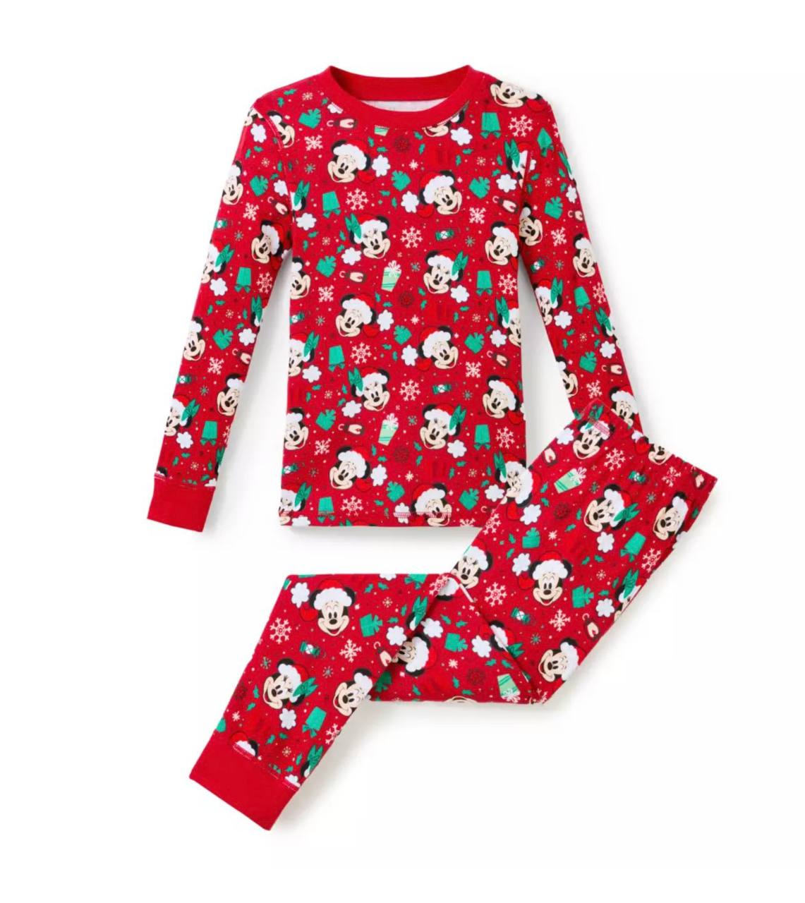 Disney - Santa Mickey and Minnie Mouse Holiday PJ PALS for Kids