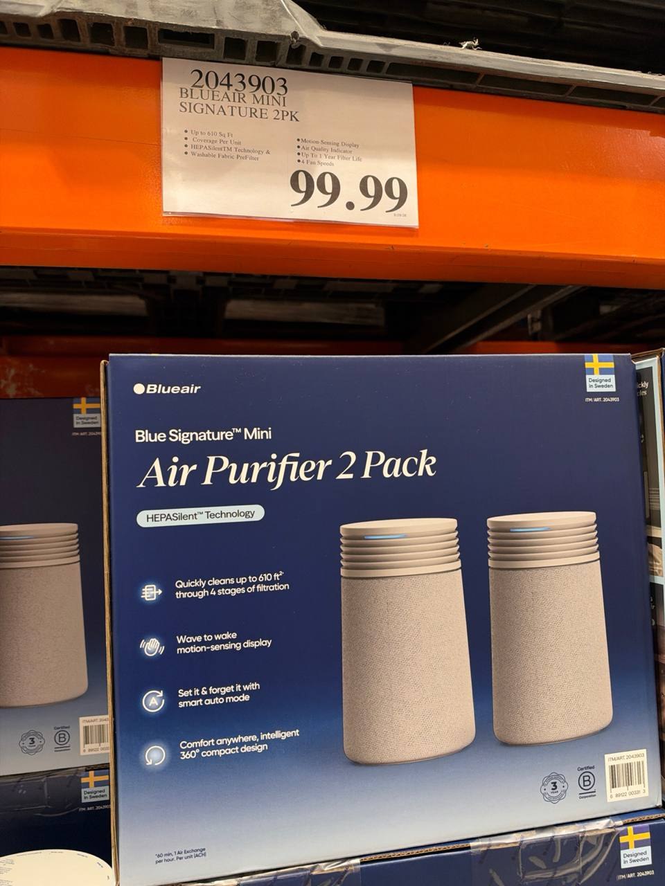 Costco - BlueAir Mini Signature 2Pk