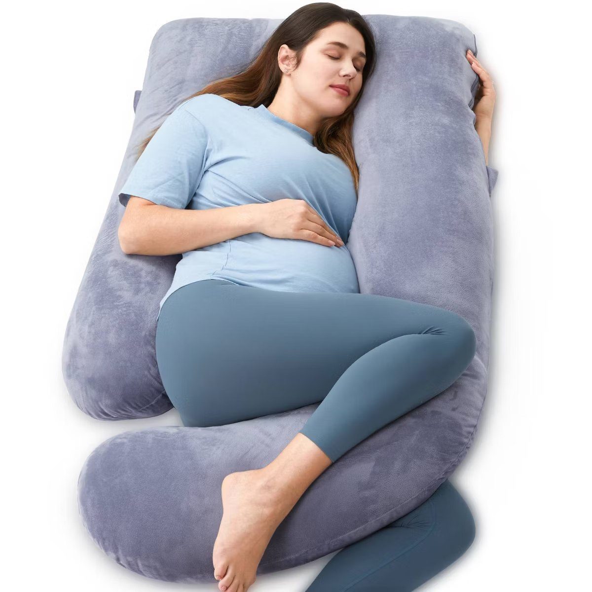 Target - Momcozy Maternity Pillow, U Shaped - Gray