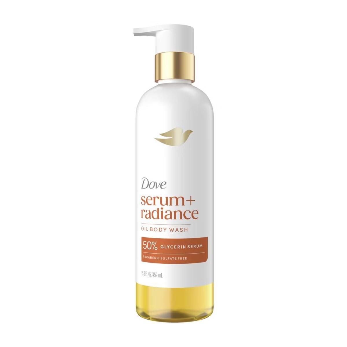 Target - Dove Beauty Serum+Radiance Oil Body Wash - 50% Glycerin Serum - 15.3 fl oz