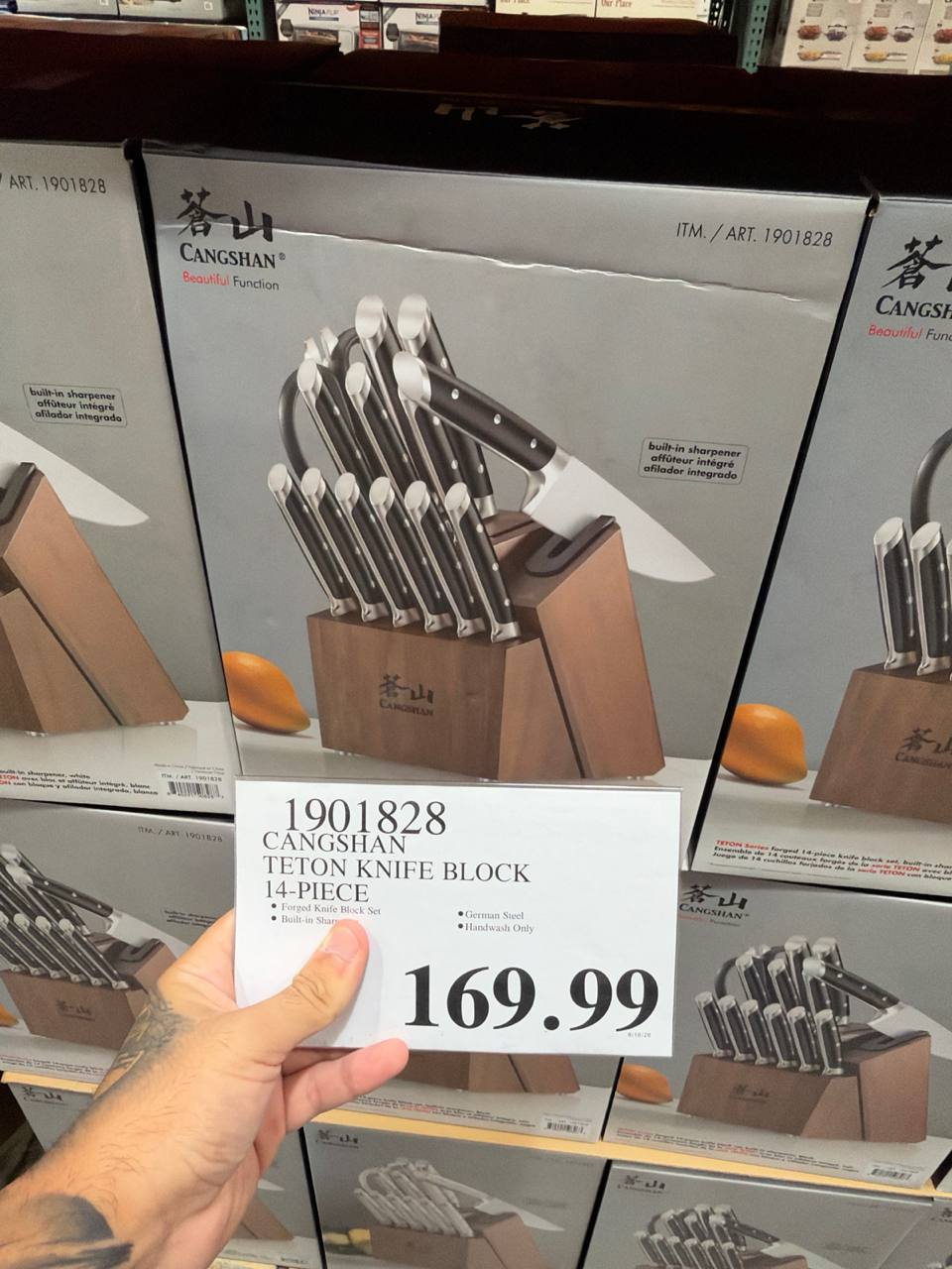 Costco- Cangshan Teton Knife Block