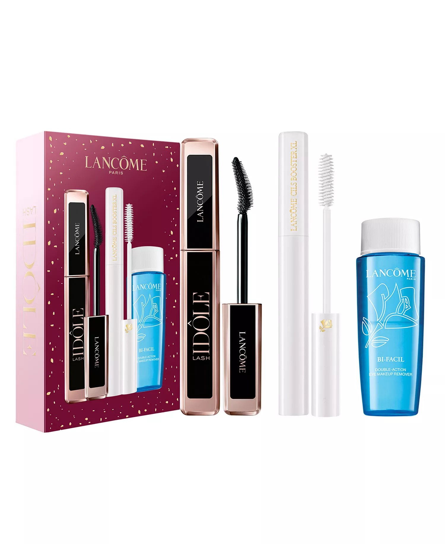 Macy's - Lancôme 3-Piece Idôle Mascara, Cils Booster Mascara Primer & Bi-Facil Eye Makeup Remover Set