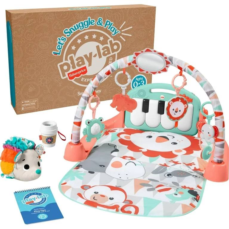 Walmart-  Fisher-Price Newborn Baby Kit Let’s Snuggle & Play Set, Developmental Toys with Activity Guide for Infants