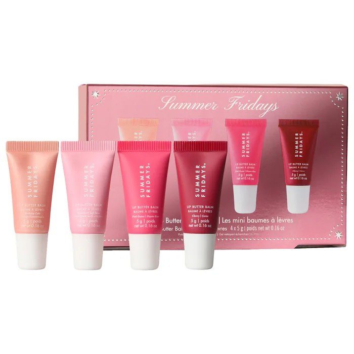 Sephora - Summer Fridays The Lip Butter Balm Minis - Pink Set