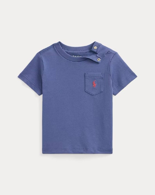 PRL Boy- Cotton Jersey Pocket Tee