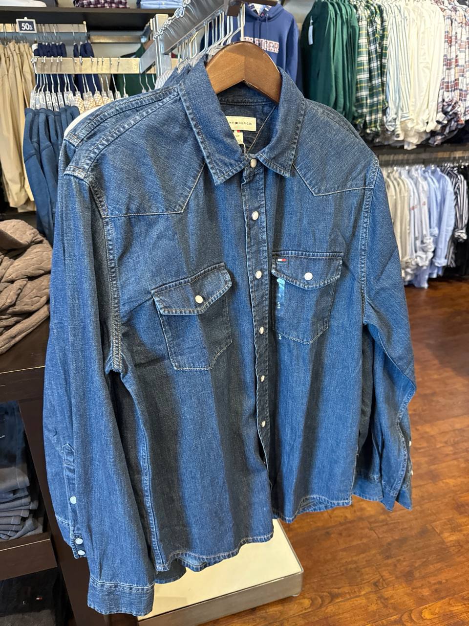 Tommy Masc- Camisa Jeans