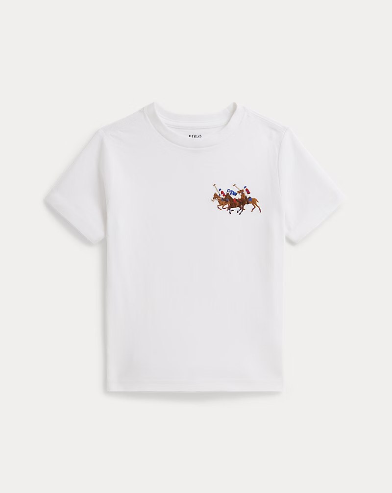 PRL Boy - Triple-Pony Cotton Jersey Tee