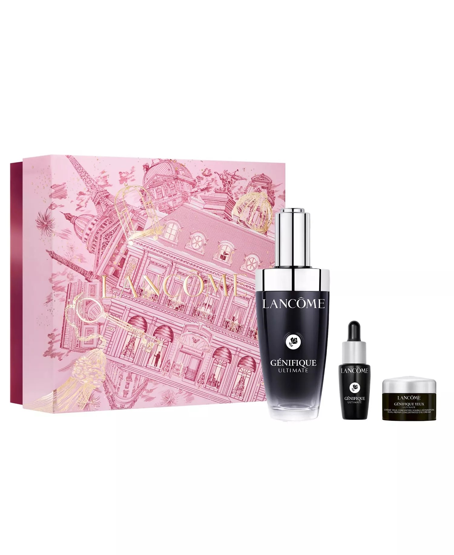 Macy's - Lancôme 3-Piece Génifique Ultimate Recovery Face Serum & Eye Cream Skincare Set
