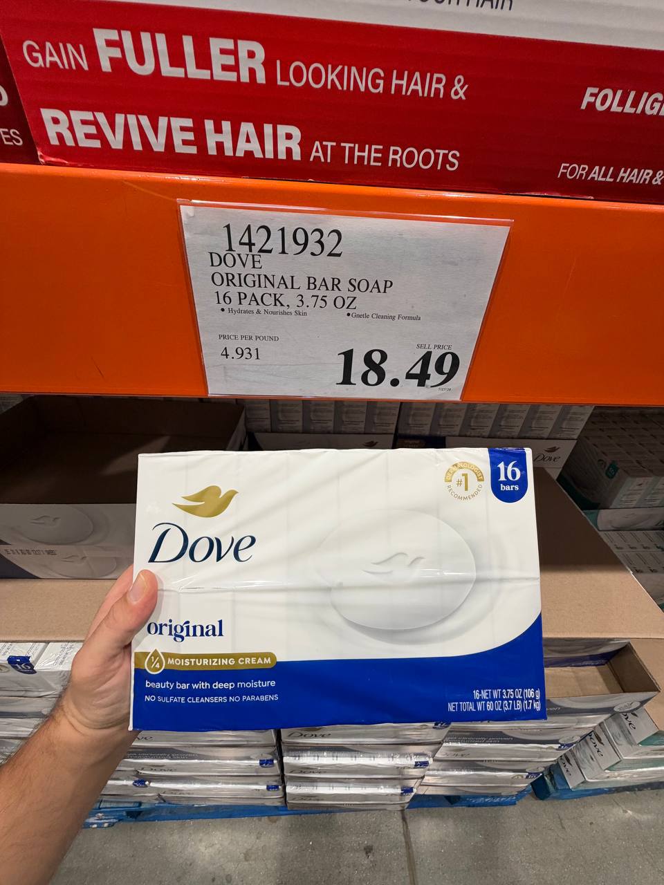 Costco - Dove Original Bar Soap 16 Pack