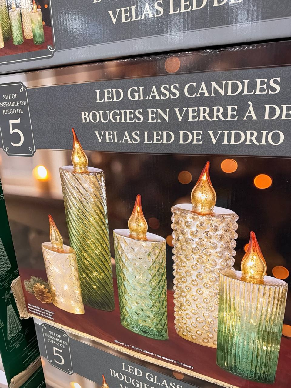 Costco- Led Glass Candles