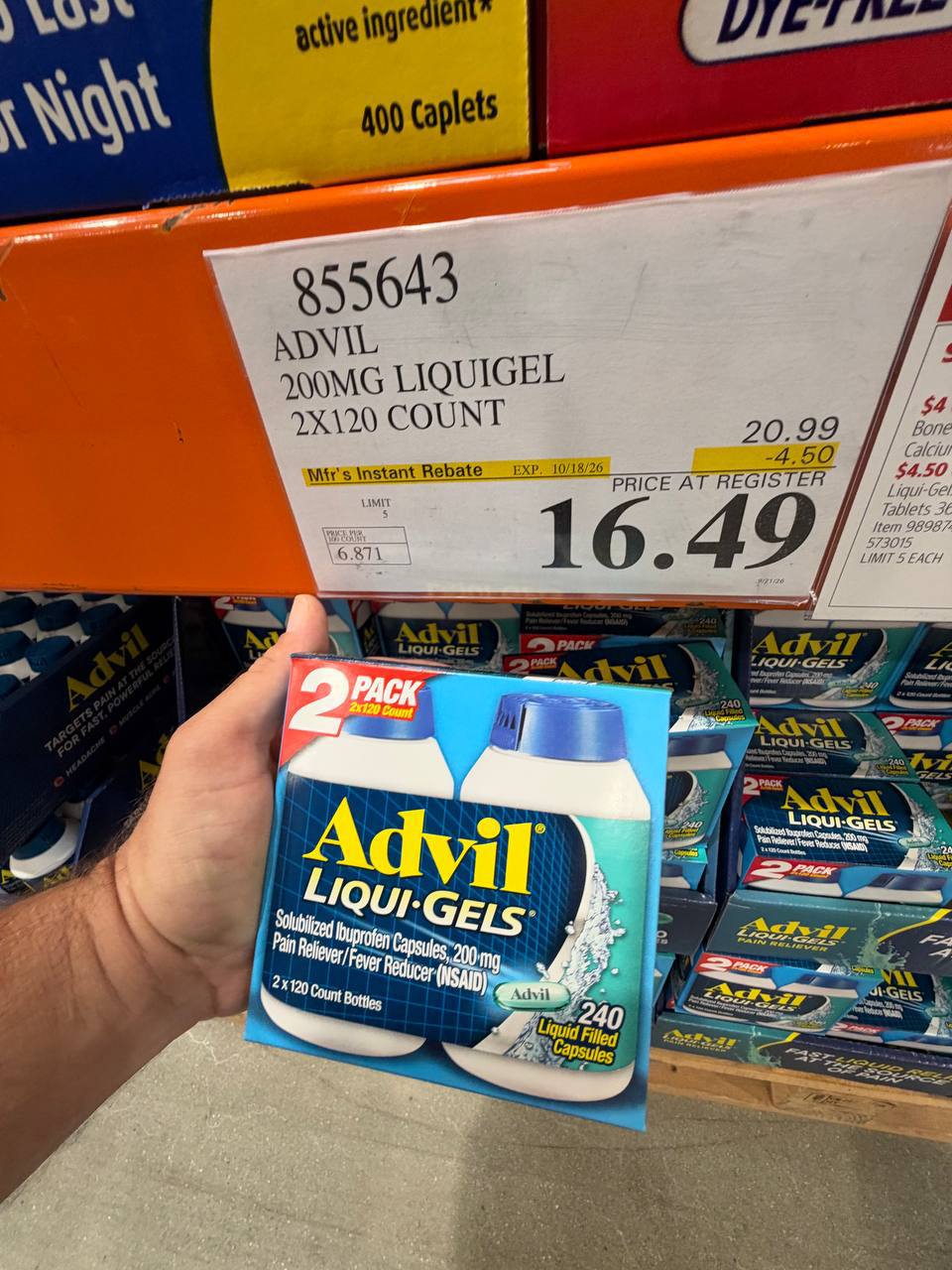 Costco - Advil Liqui-Gels