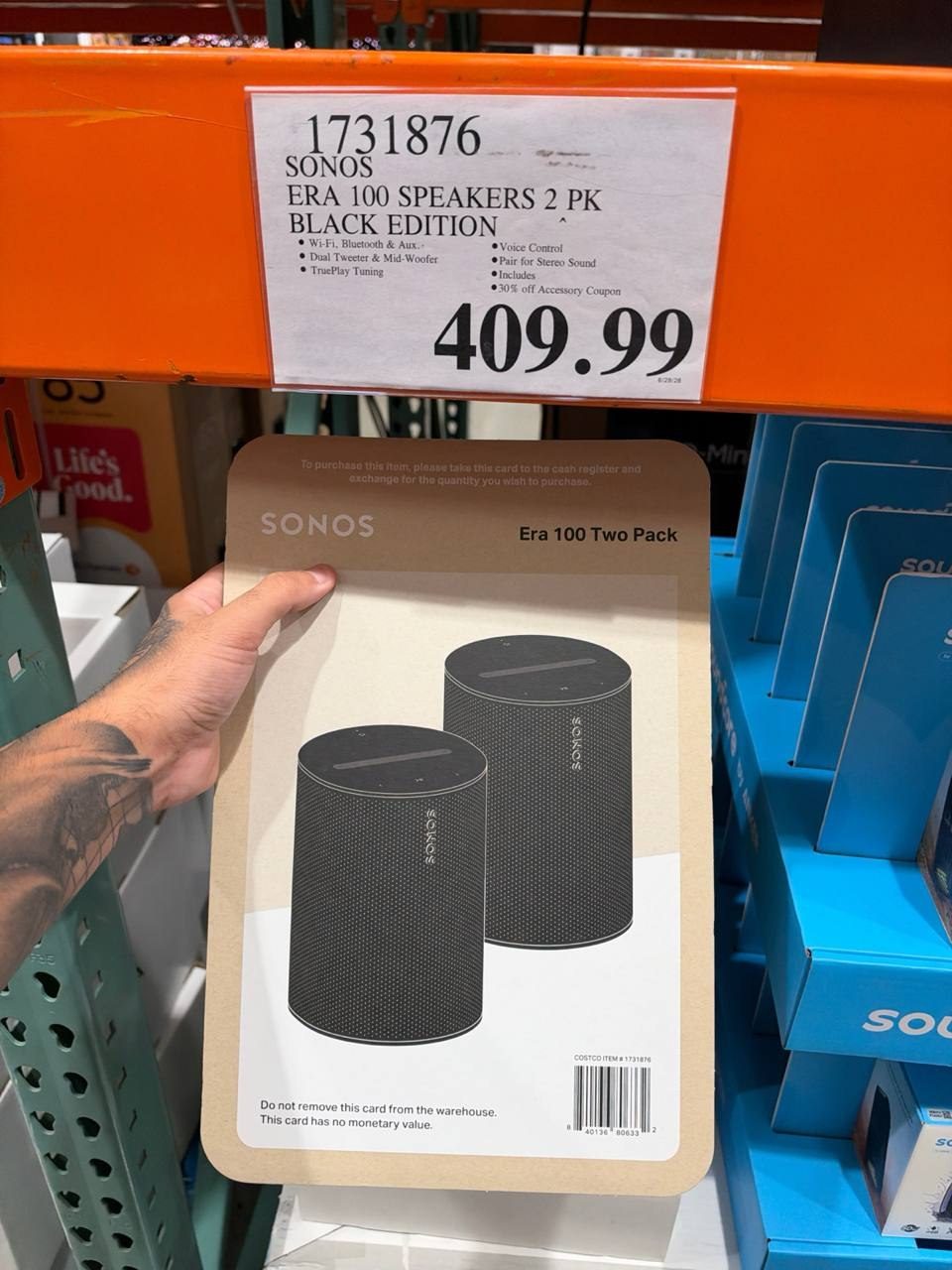 Costco - SONOS ERA 100 Speakers