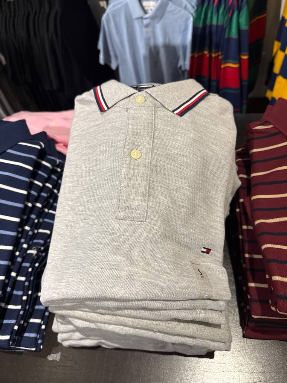 Tommy Masc- Camiseta Polo Lisa