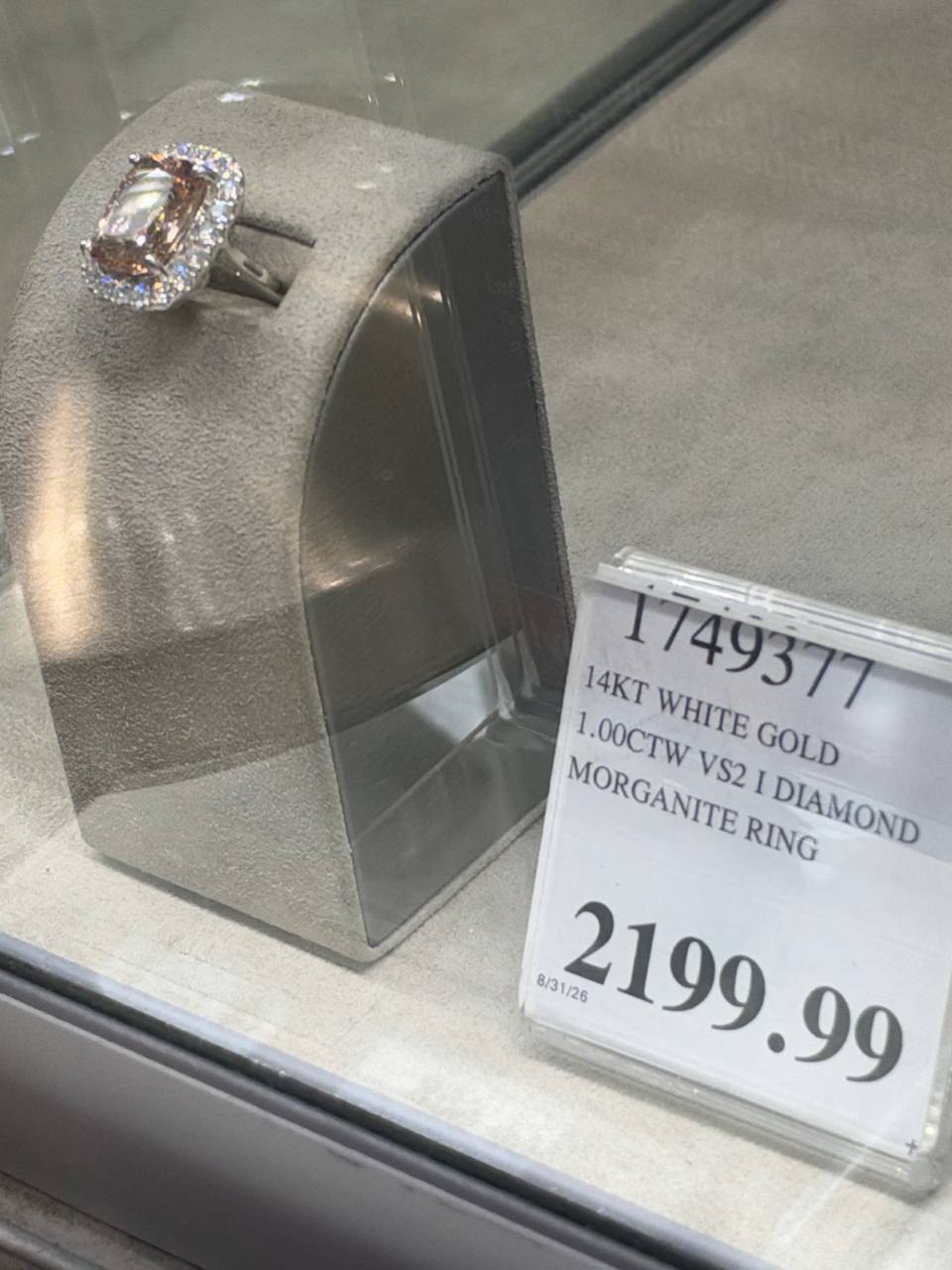 Costco - Anel 14KT White Gold