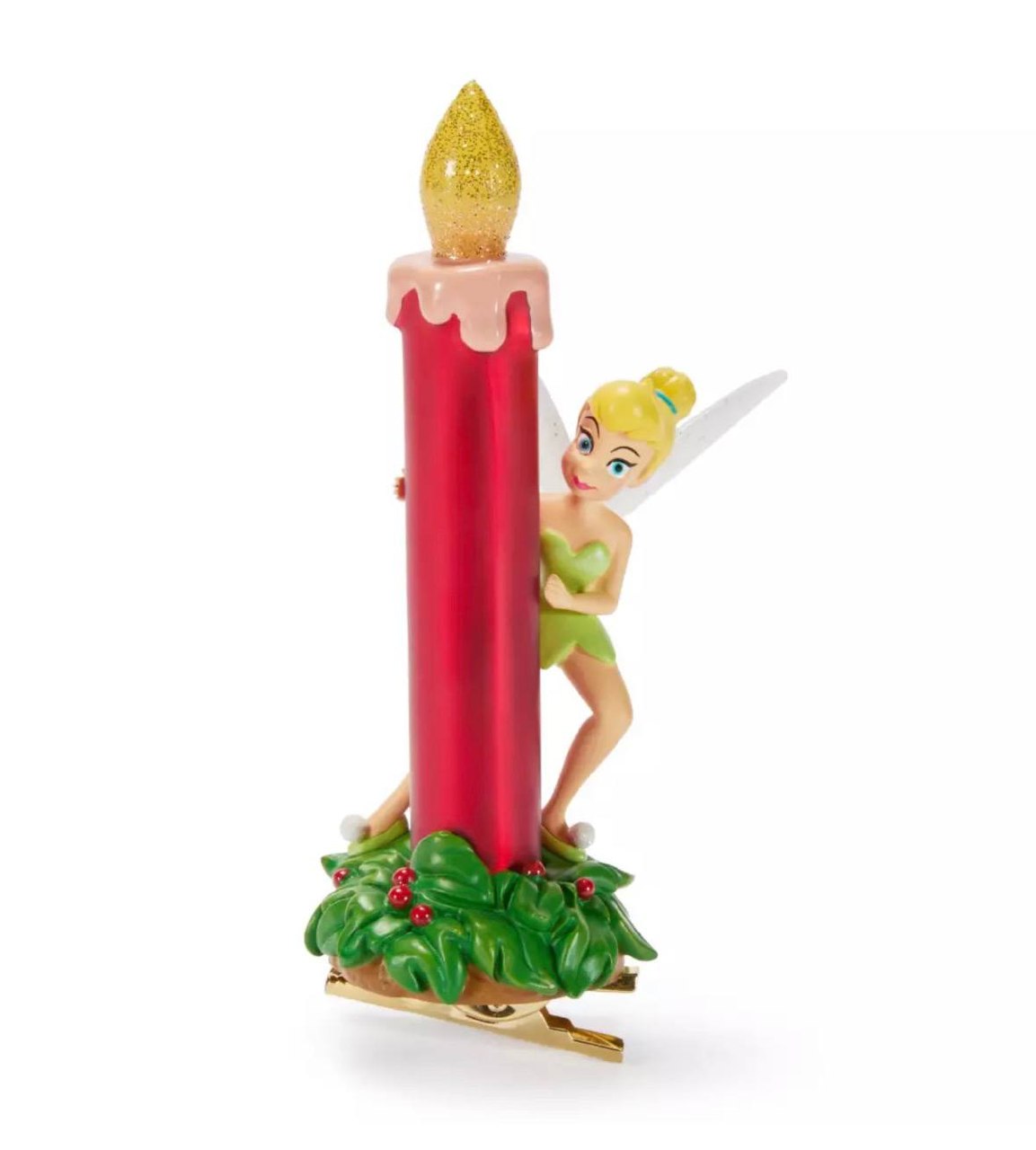 Disney - Tinker Bell with Candle Clip-On Figural Ornament – Peter Pan