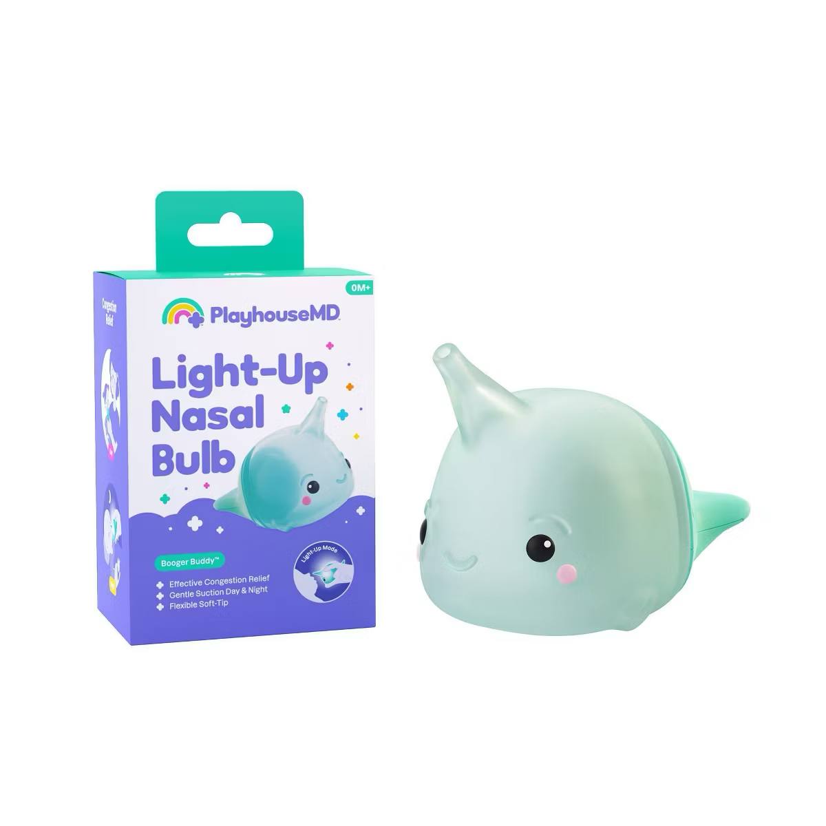 Target- Playhouse MD Light-Up Nasal Bulb - Narwhal