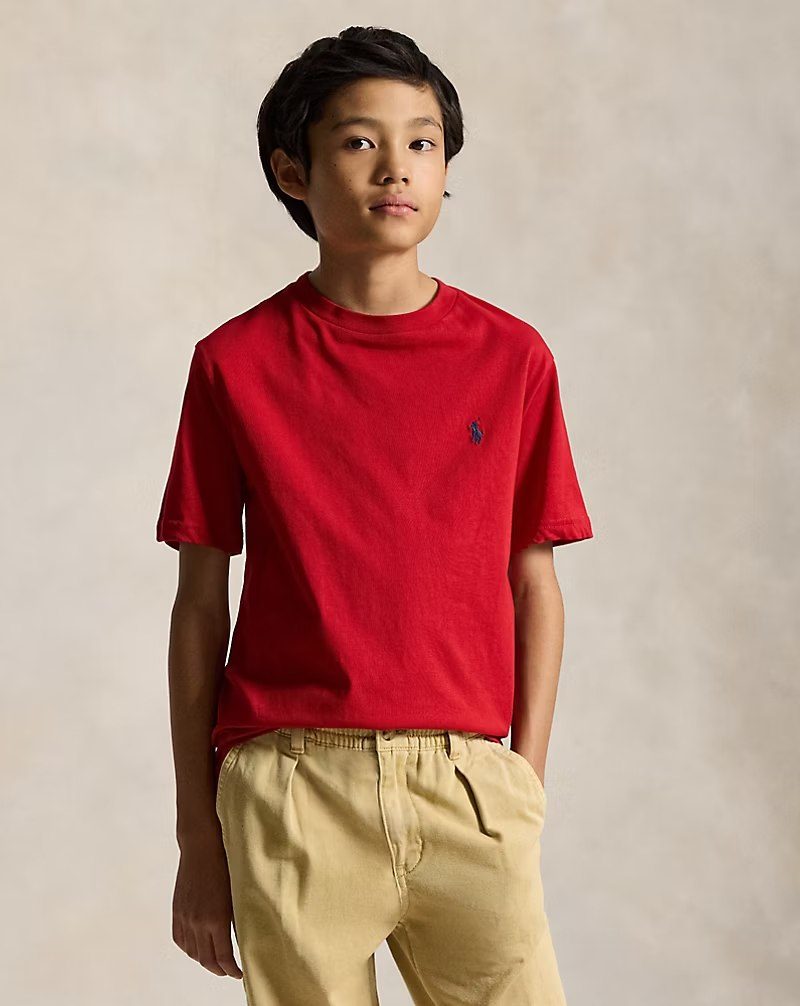 PRL Boy - Cotton Jersey Crewneck Tee