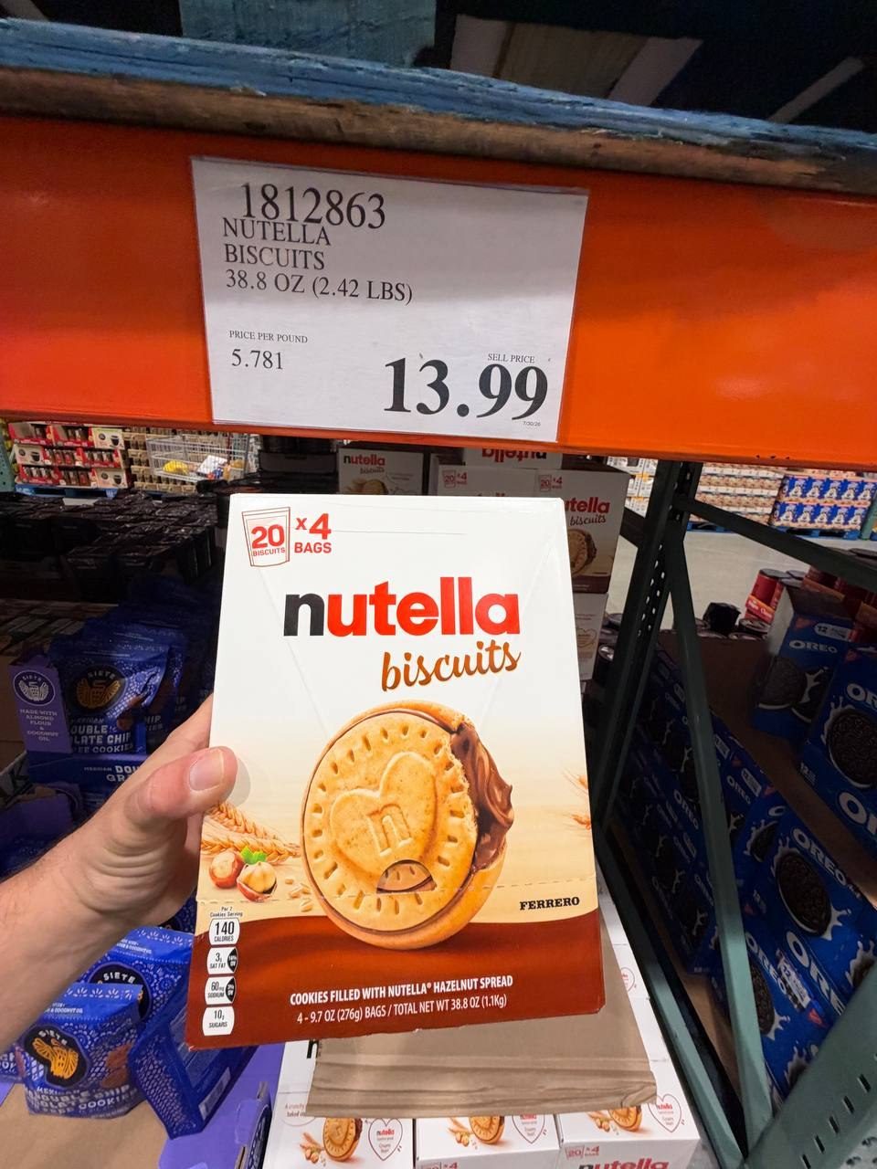 Costco - Nutella Biscuits