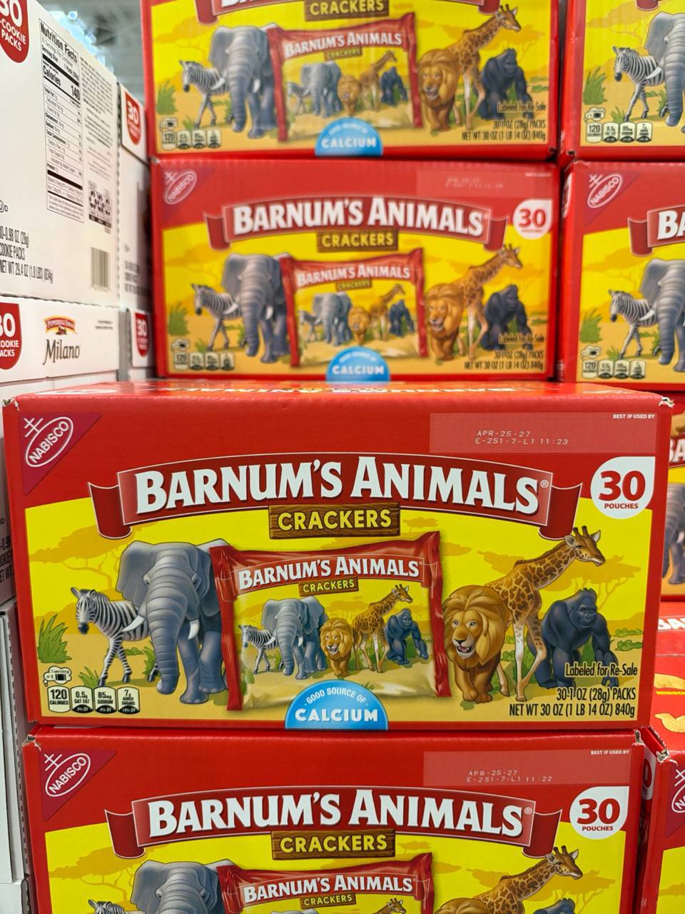 Costco- Barnum’s Animals Crackers 30 pouches