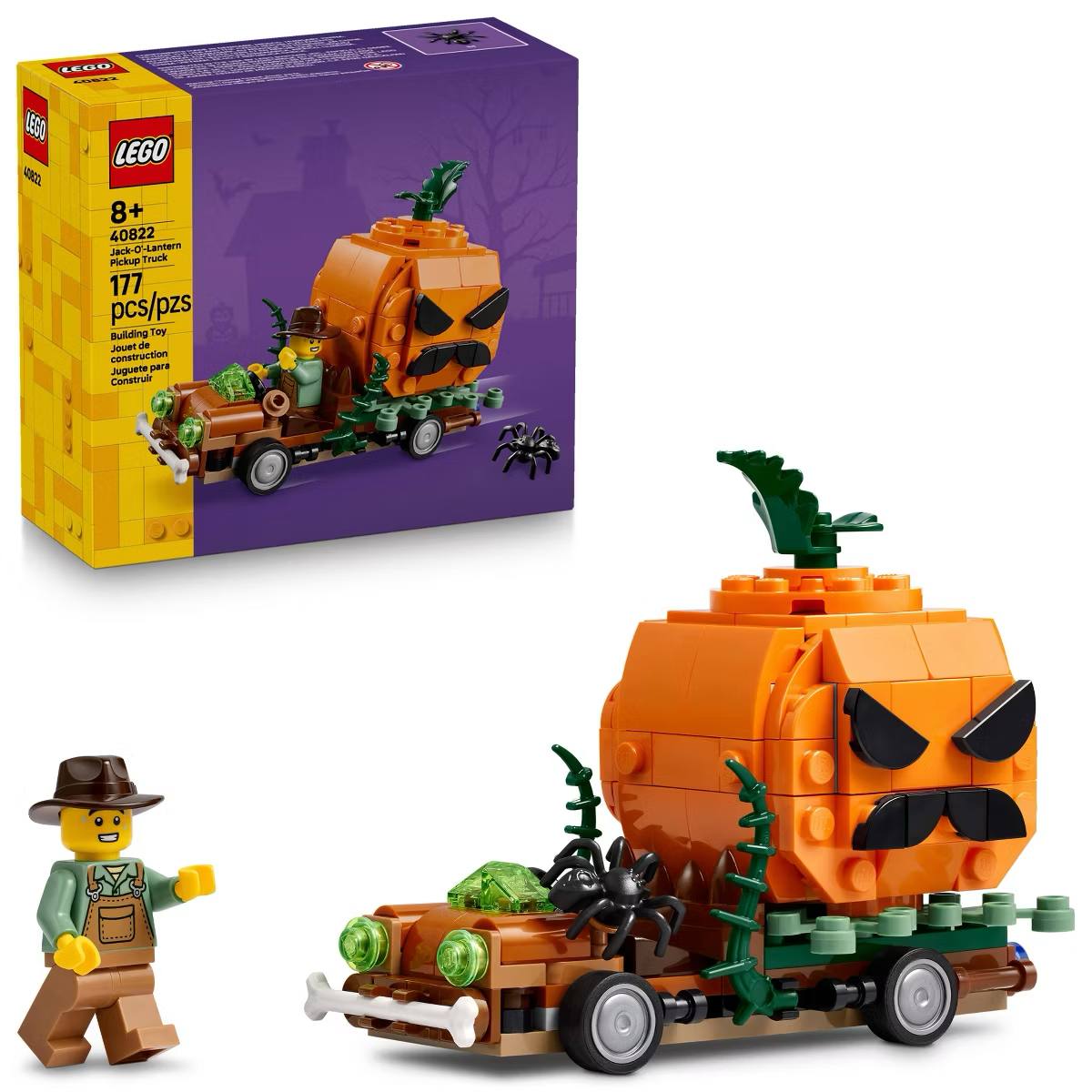 Target - LEGO Jack-O’-Lantern Pickup Truck 40822: Halloween