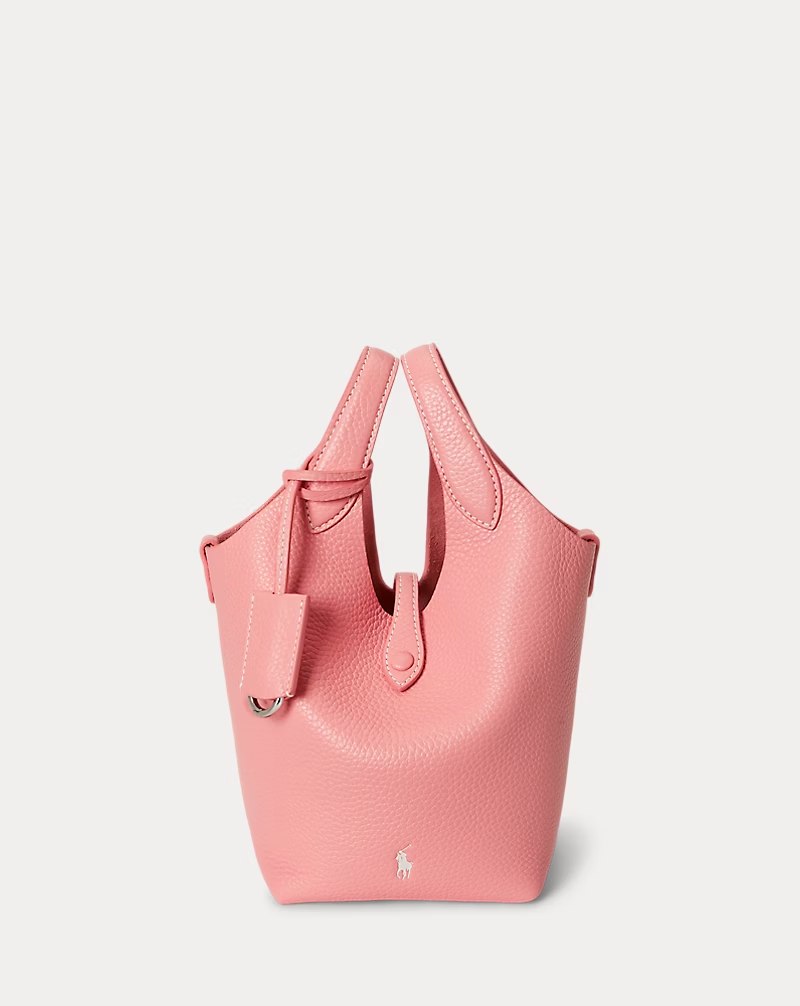 PRL Fem - Polo Play Leather Small Tote & Crossbody
