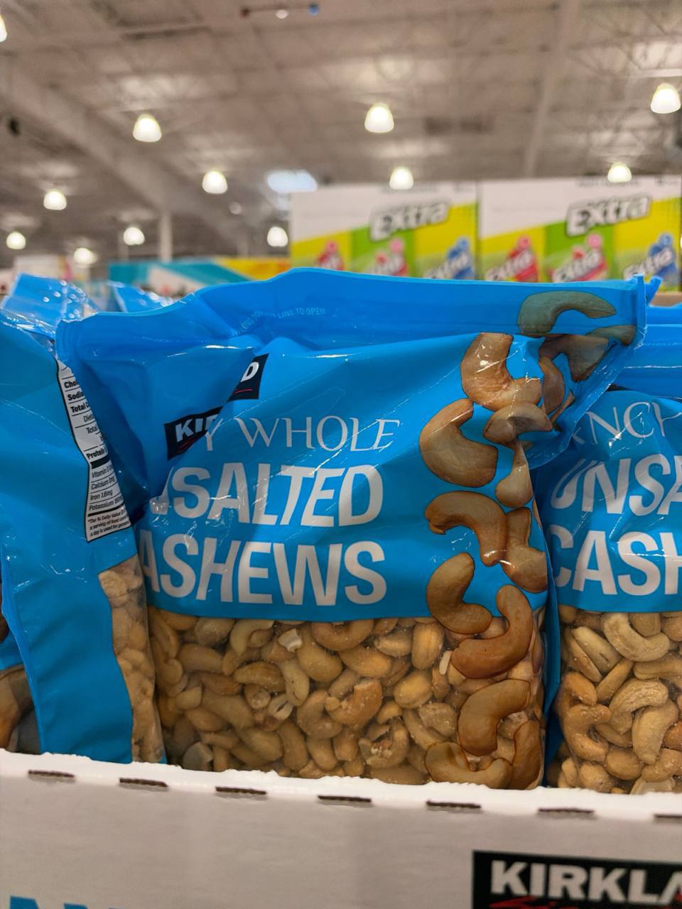 Costco- Unsalted Cashews
