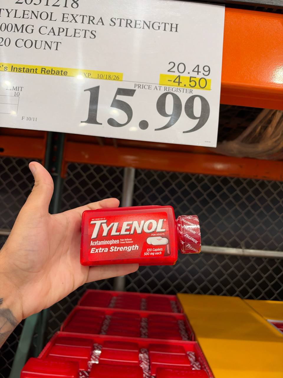 Costco- Tylenol Extra Strength