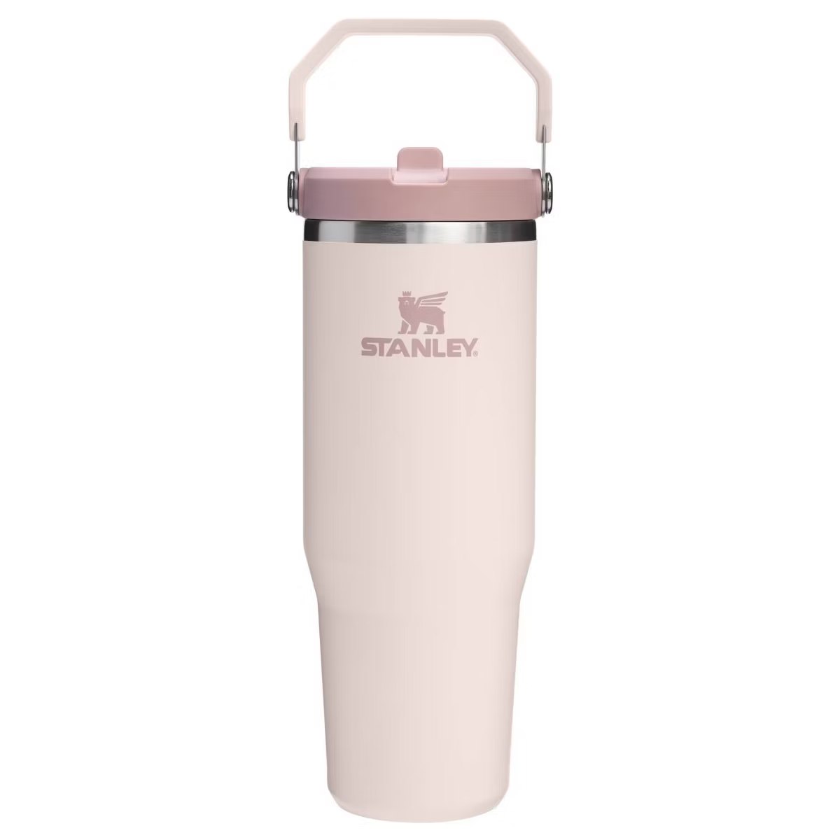 Target - Stanley 30 oz Stainless Steel Ice Flow 2.0 Flip Straw Tumbler Rose Quartz