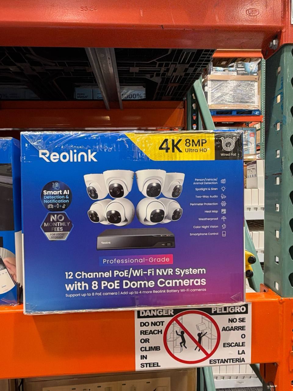 Costco - Reolink 12 Channel PoE/ Wi-Fi NVR System