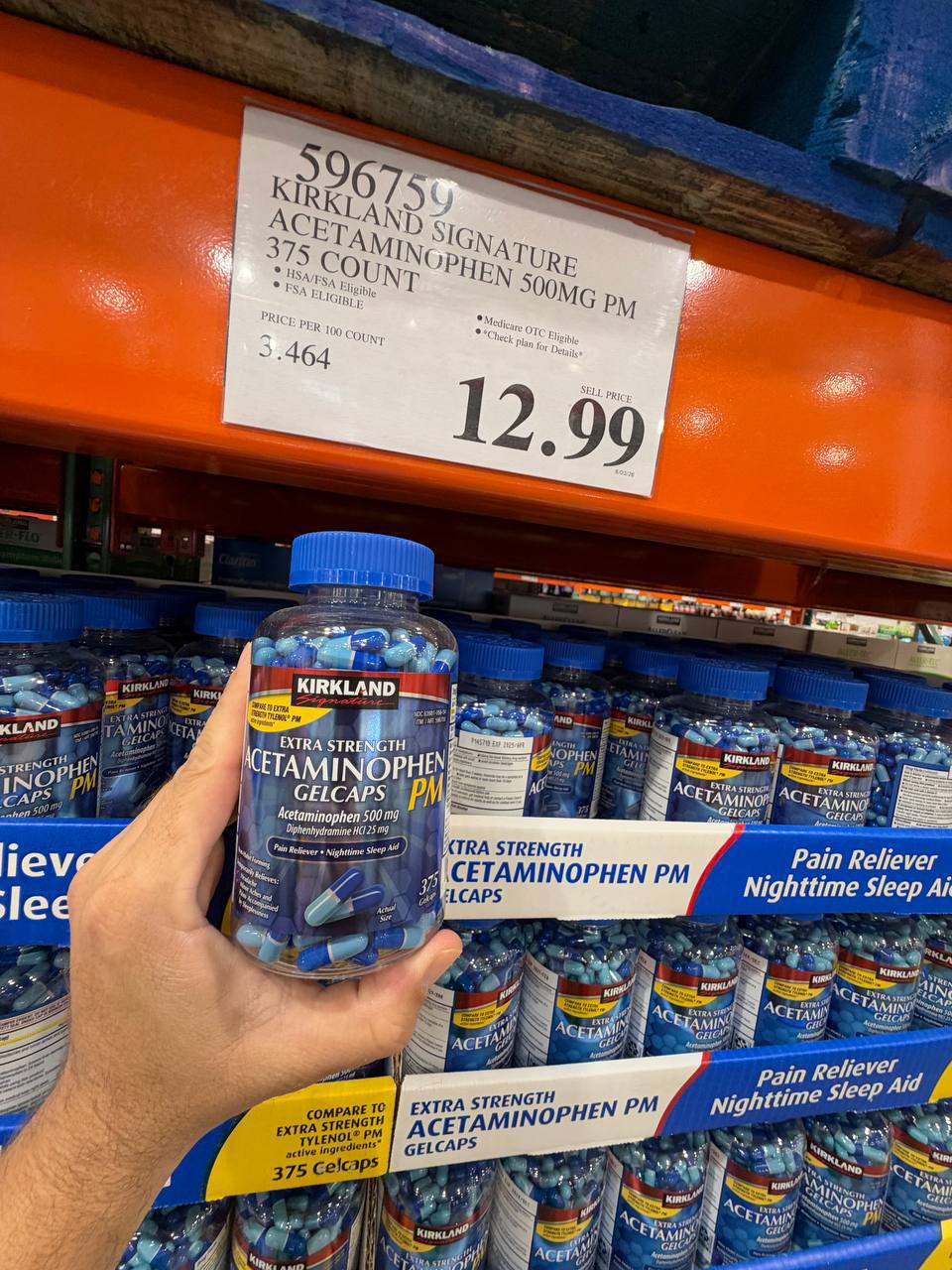 Costco - Kirkland Acetaminophen PM