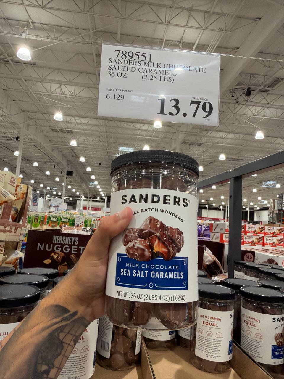 Costco- Sanders Milk Chocolate Salted Caramel