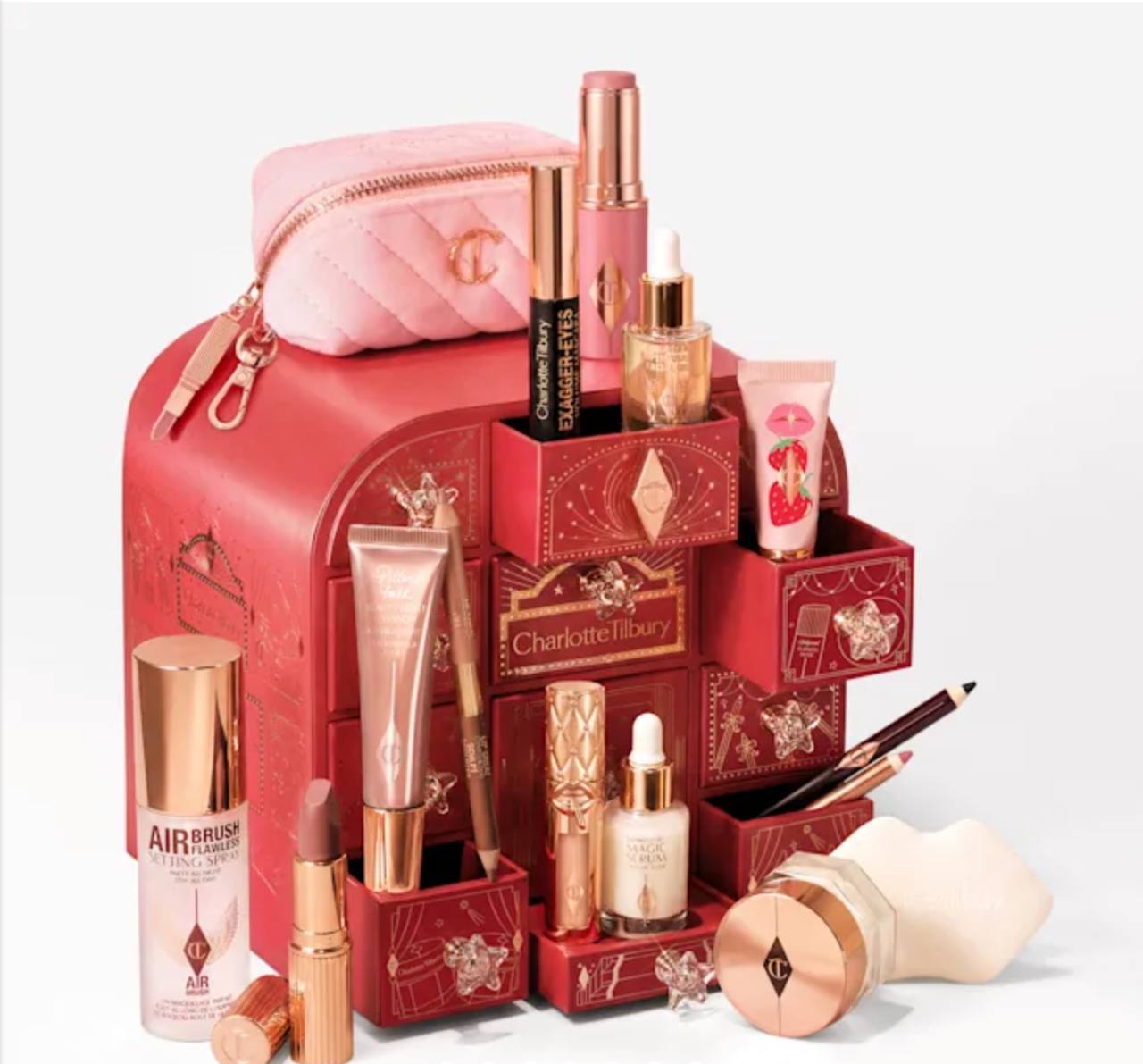 Charlotte Tilbury - Calendário do Advento de Maquiagem e Skincare 15 Itens