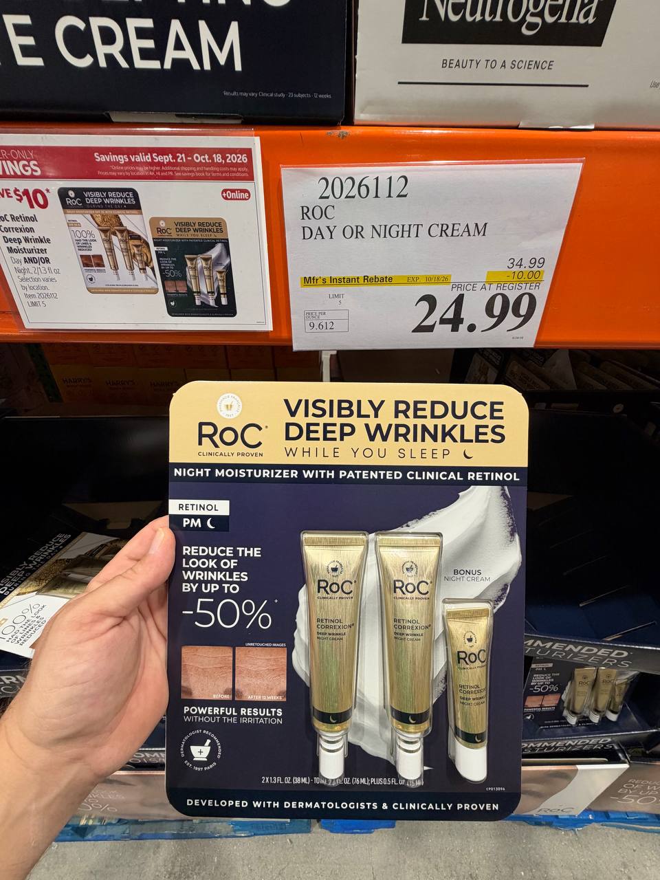 Costco - Roc Day Or Night Cream