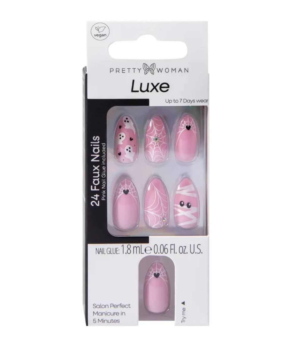 Five Below - Pretty Woman Halloween Luxe Faux Nails 24-Pack