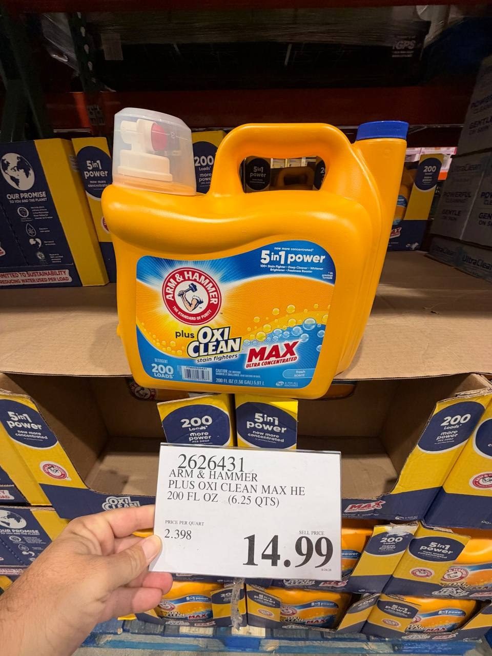 Costco - Arm & Hammer Plus Oxi Clean Max