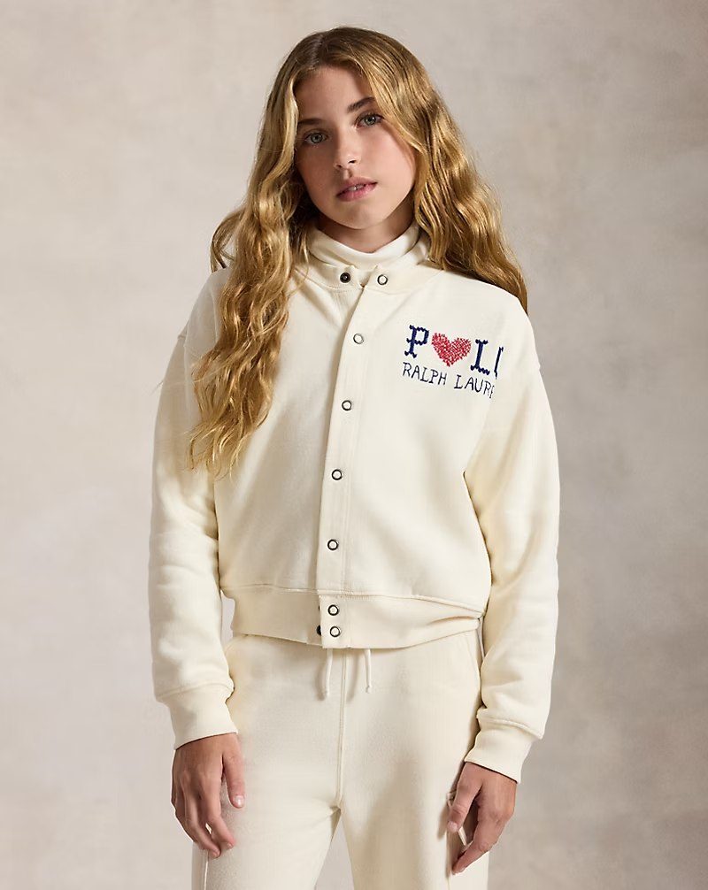 PRL Girl - Logo Fleece Cardigan