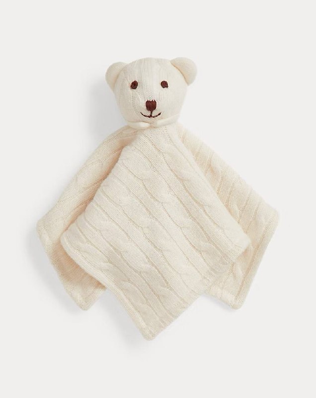 PRL- Cashmere Bear Lovey Blanket