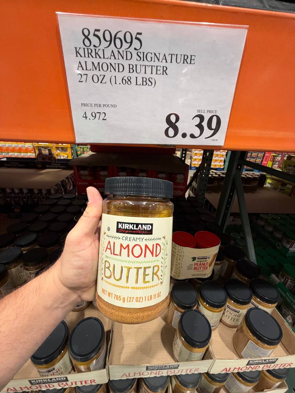 Costco - Kirkland Creamy Almond Butter