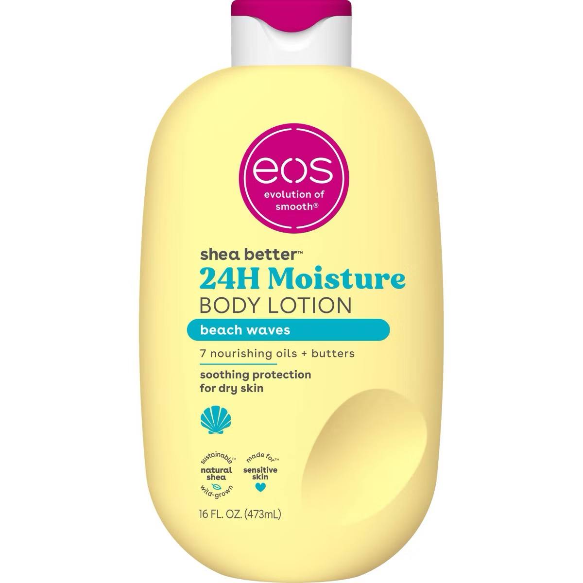 Target - eos Shea Better 24H Moisture Body Lotion - Beach Waves - 16 fl oz