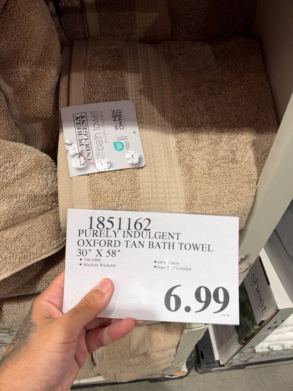 Costco- Purely Indulgent Bath Towel