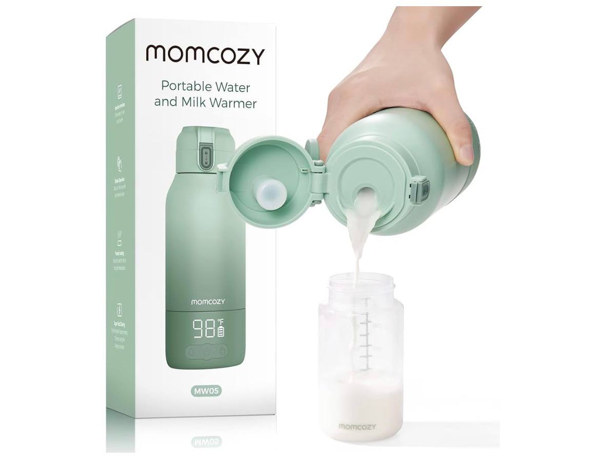 Amazon- Momcozy Portable Bottle Warmer for Breast Milk, Baby Travel Essentials