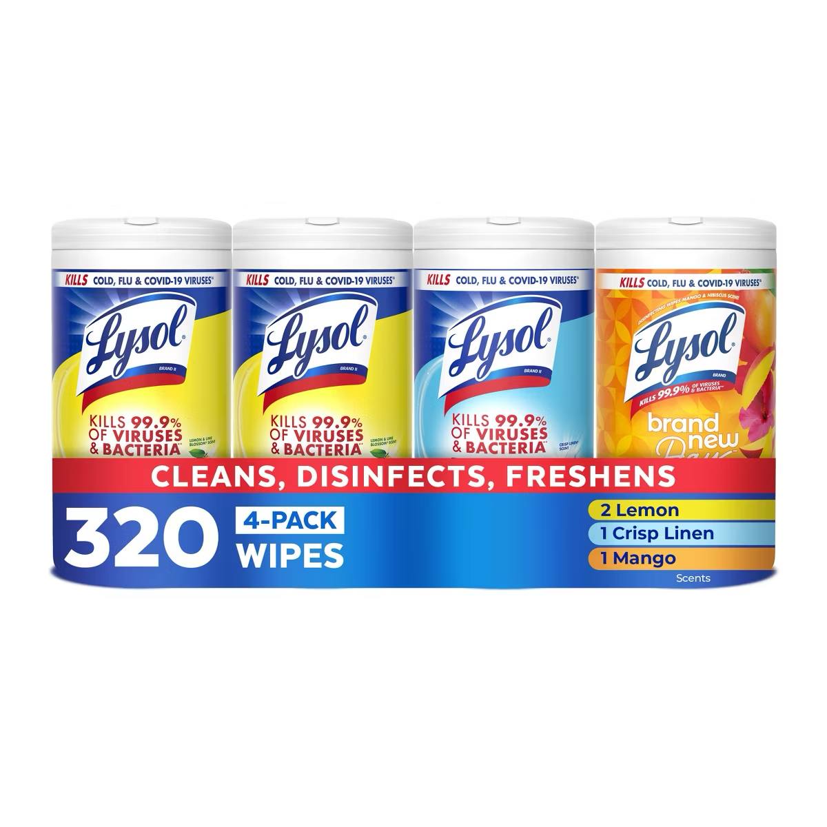 Target - Lysol All-Purpose Cleaner & Disinfectant Wipes - 80ct/4pk