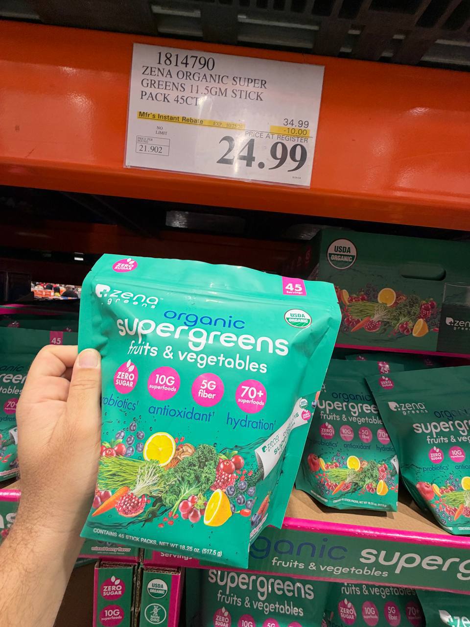 Costco - Zena Organic Super Greens
