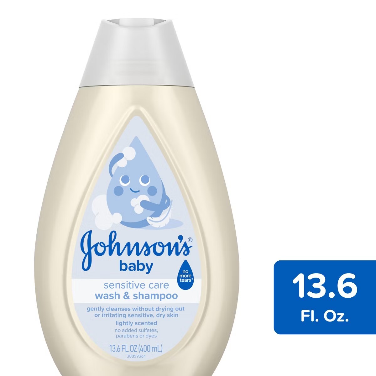Target - Johnson's Sensitive Care Baby 2-in-1 Body Wash & Shampoo - Lightly Scented - 13.5 fl oz