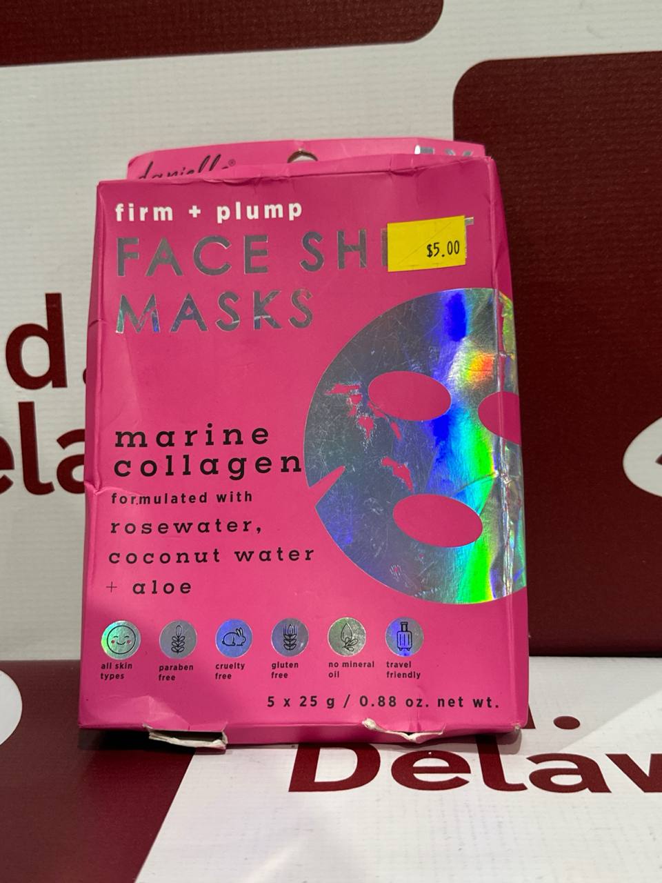 Marine collagen masks (embalagem avariada)(A6)